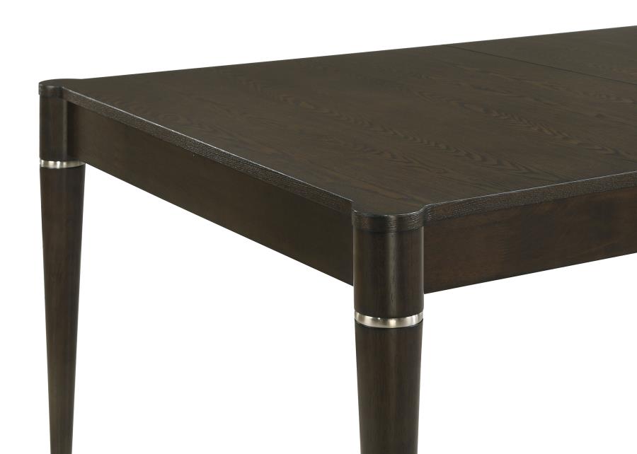 Reseda 81-inch Extension Leaf Dining Table Ash Brown-11