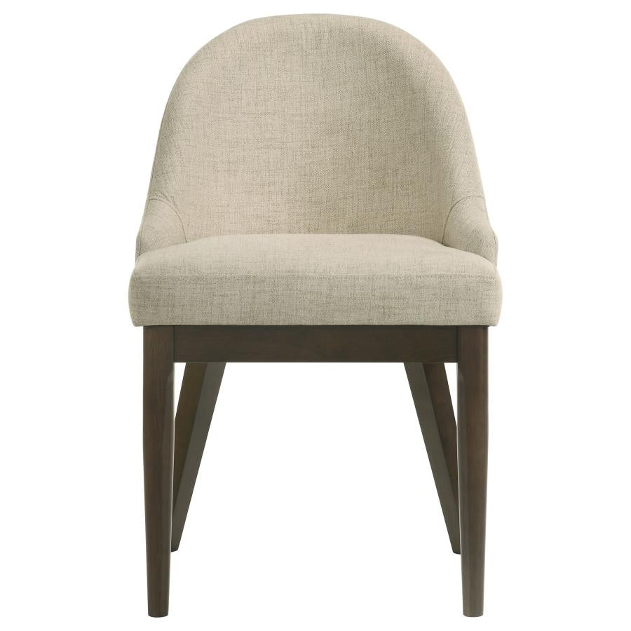 Reseda Upholstered Dining Side Chair Beige (Set of 2)-zoom-4