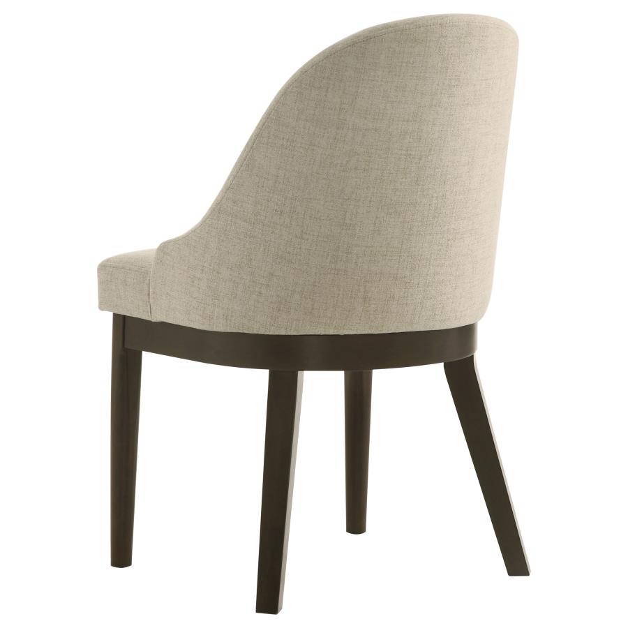 Reseda Upholstered Dining Side Chair Beige (Set of 2)-zoom-7