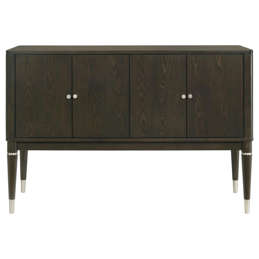 Reseda 4-door Dining Sideboard Server with Shelves Ash Brown-3
