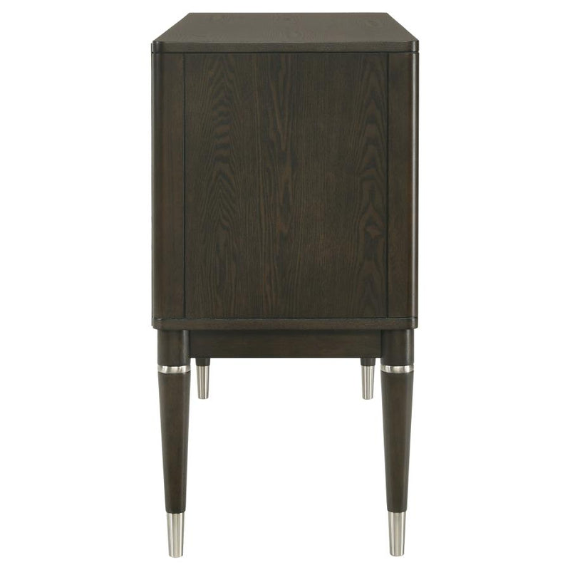 Reseda 4-door Dining Sideboard Server with Shelves Ash Brown-zoom-