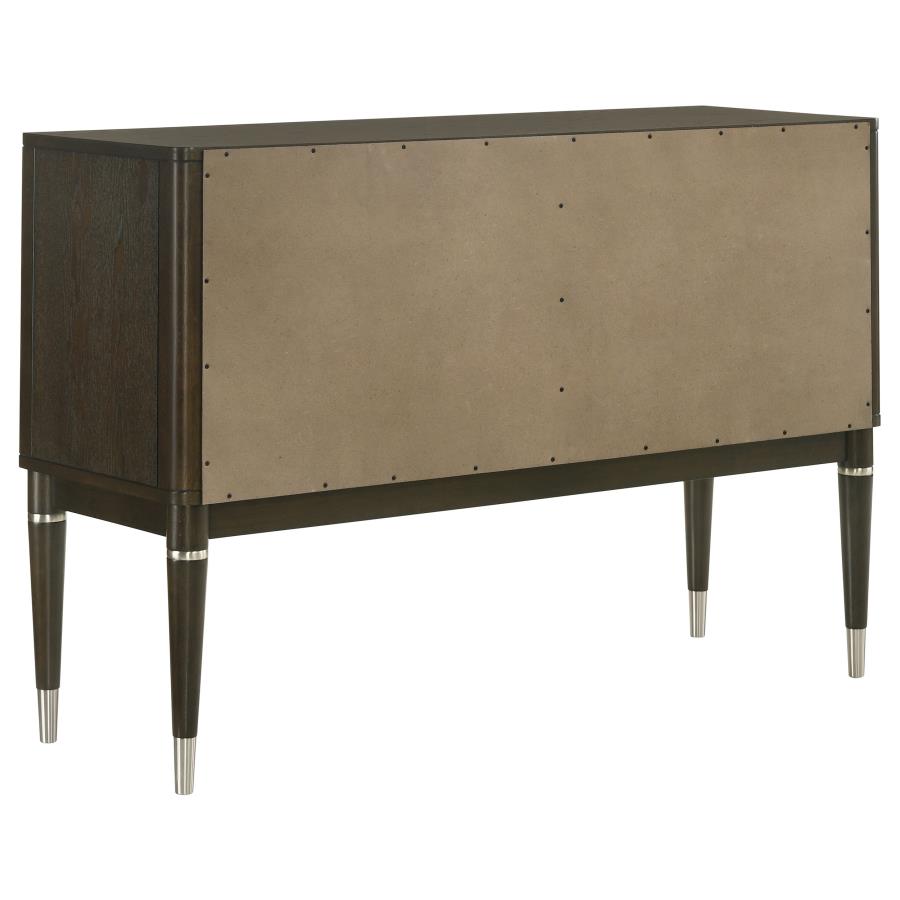 Reseda 4-door Dining Sideboard Server with Shelves Ash Brown-7