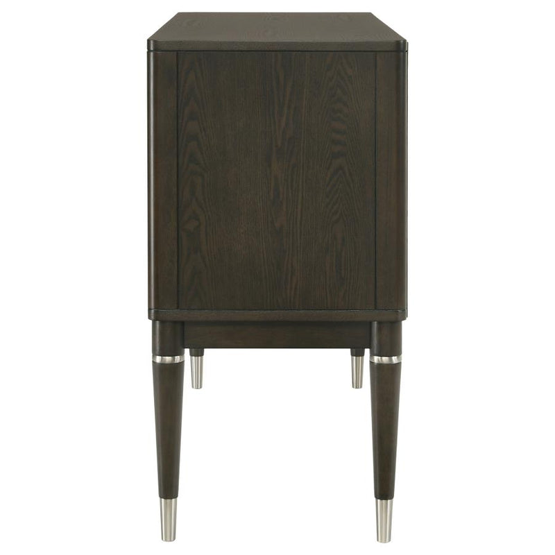 Reseda 4-door Dining Sideboard Server with Shelves Ash Brown-zoom-