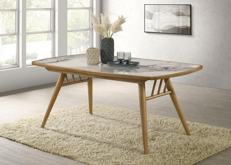 Croyden 73-inch Rectangular Dining Table Weathered Natural-zoom-