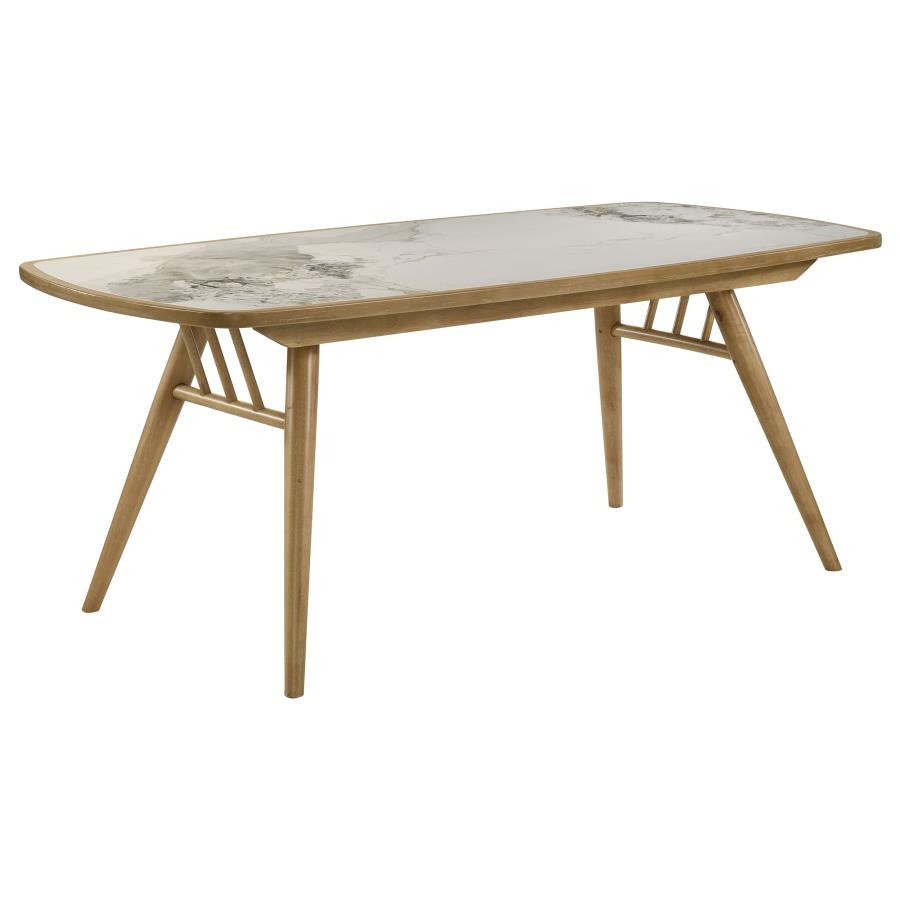 Croyden 73-inch Rectangular Dining Table Weathered Natural-1