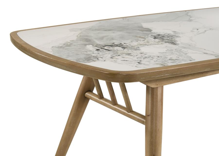Croyden 73-inch Rectangular Dining Table Weathered Natural-zoom-7