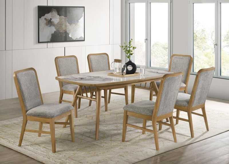 Croyden 73-inch Rectangular Dining Table Weathered Natural-zoom-
