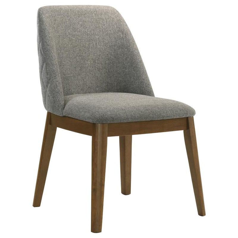 Franklin Upholstered Dining Side Chair Grey (Set of 2)-zoom-