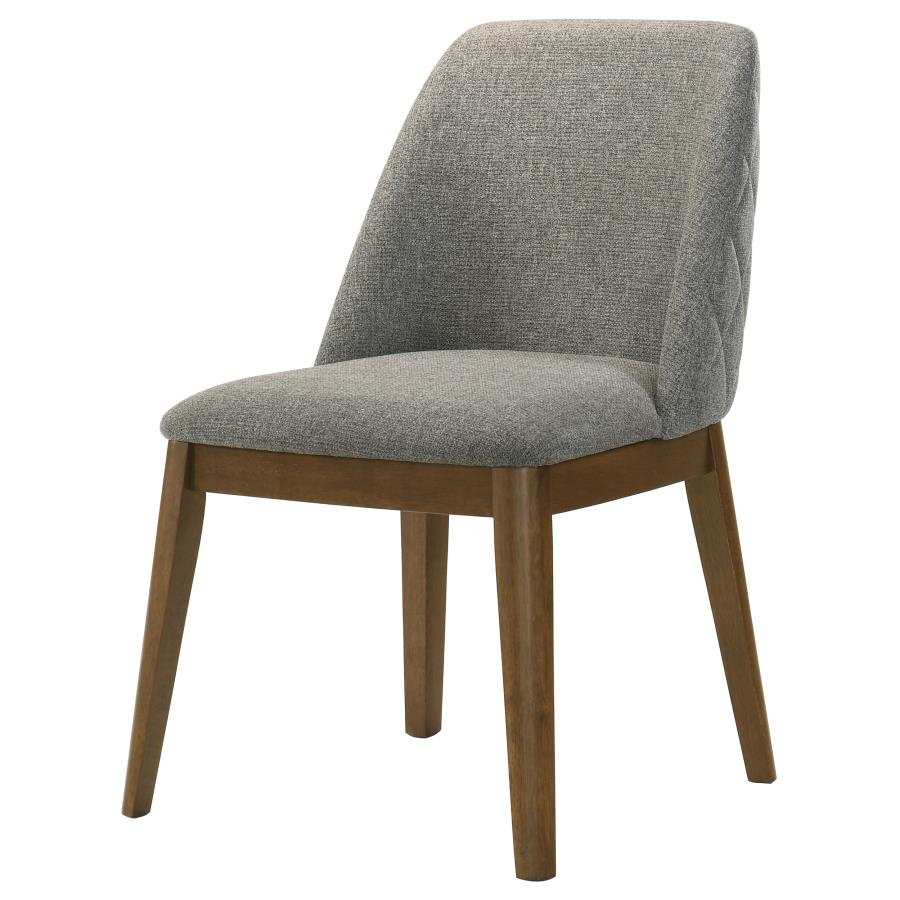Franklin Upholstered Dining Side Chair Grey (Set of 2)-5