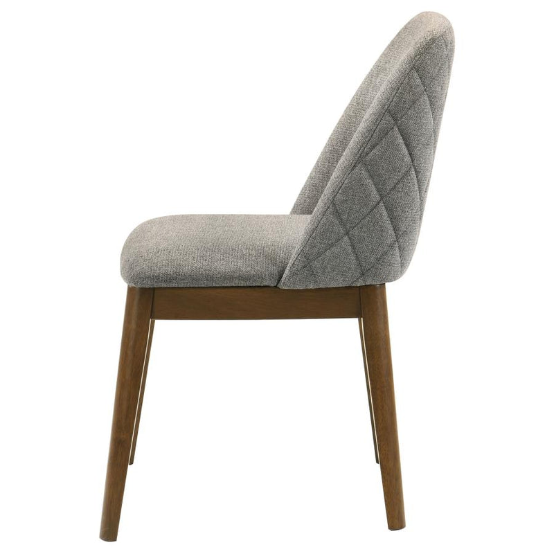 Franklin Upholstered Dining Side Chair Grey (Set of 2)-zoom-