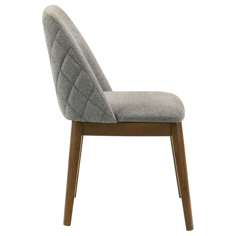 Franklin Upholstered Dining Side Chair Grey (Set of 2)-zoom-