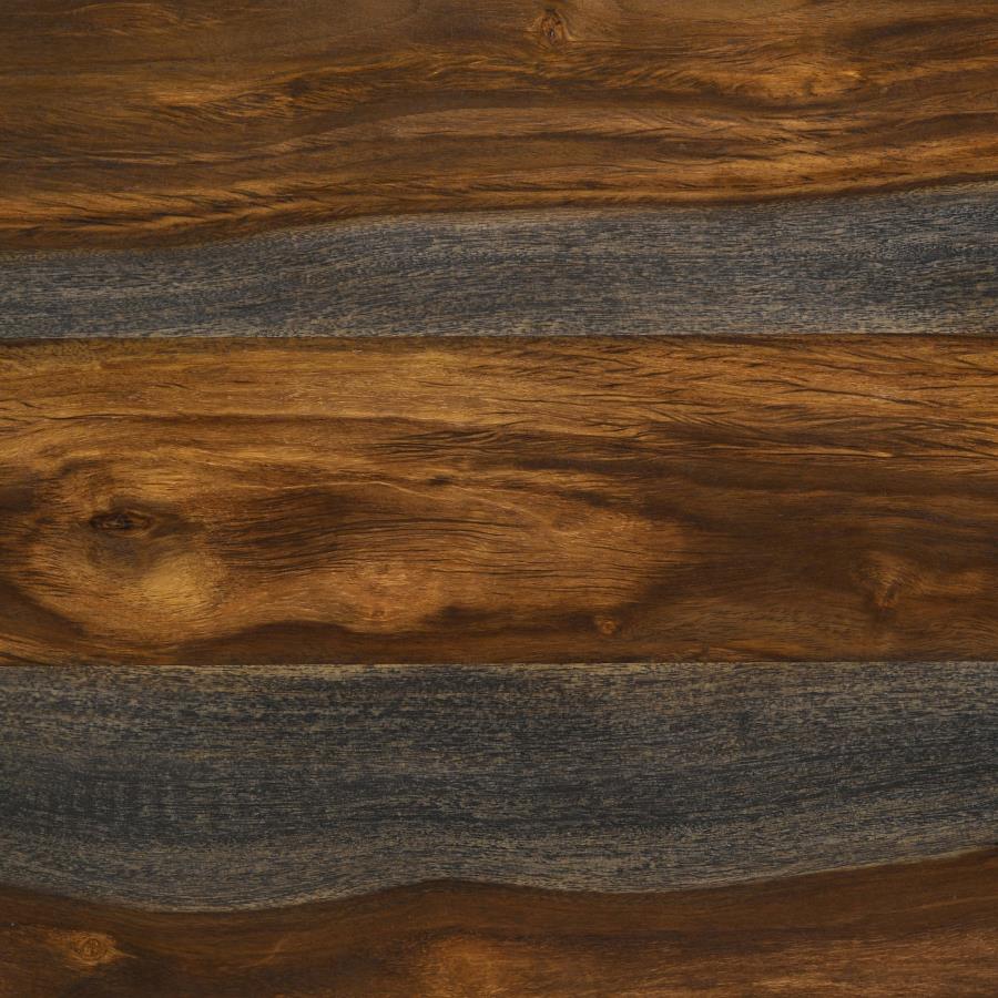 Neve 80-inch Live Edge Dining Table Grey Sheesham-zoom-6