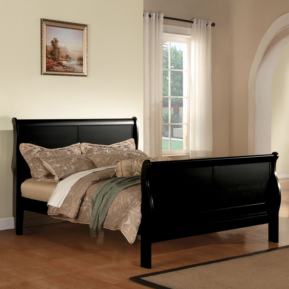 ACME Louis Philippe III Sleigh Bed – view 16 – Lusso Furniture Miami