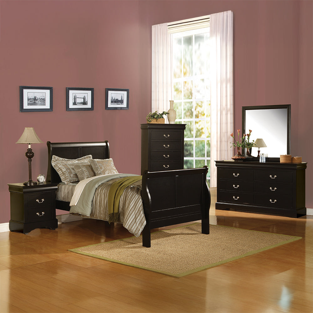 ACME Louis Philippe III Dresser – back view – Lusso Furniture Miami