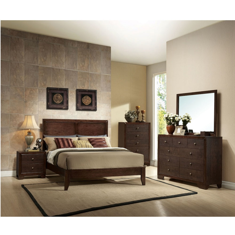 ACME Madison Bed – back view – Lusso Furniture Miami
