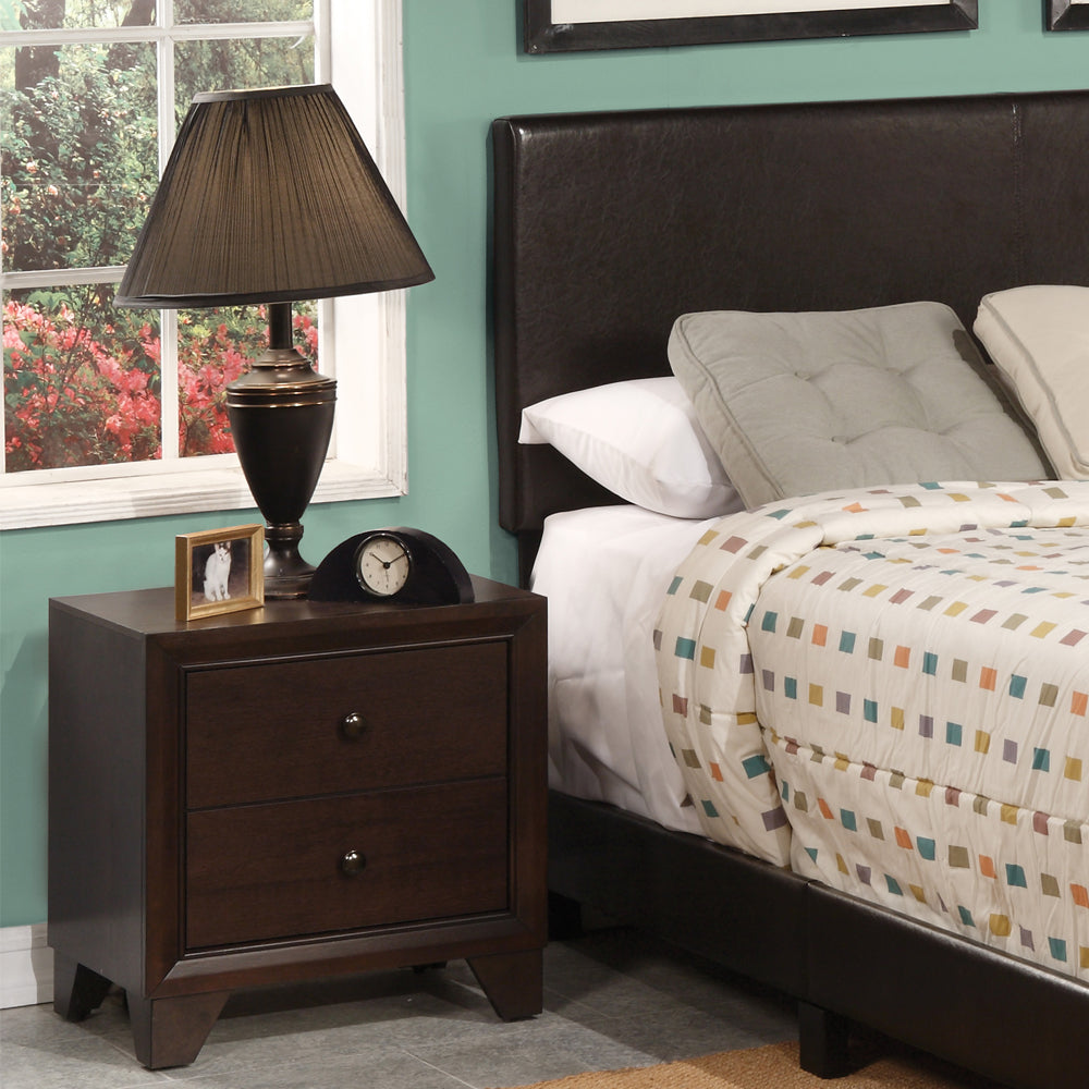 ACME Madison Nightstand – front view – Lusso Furniture Miami