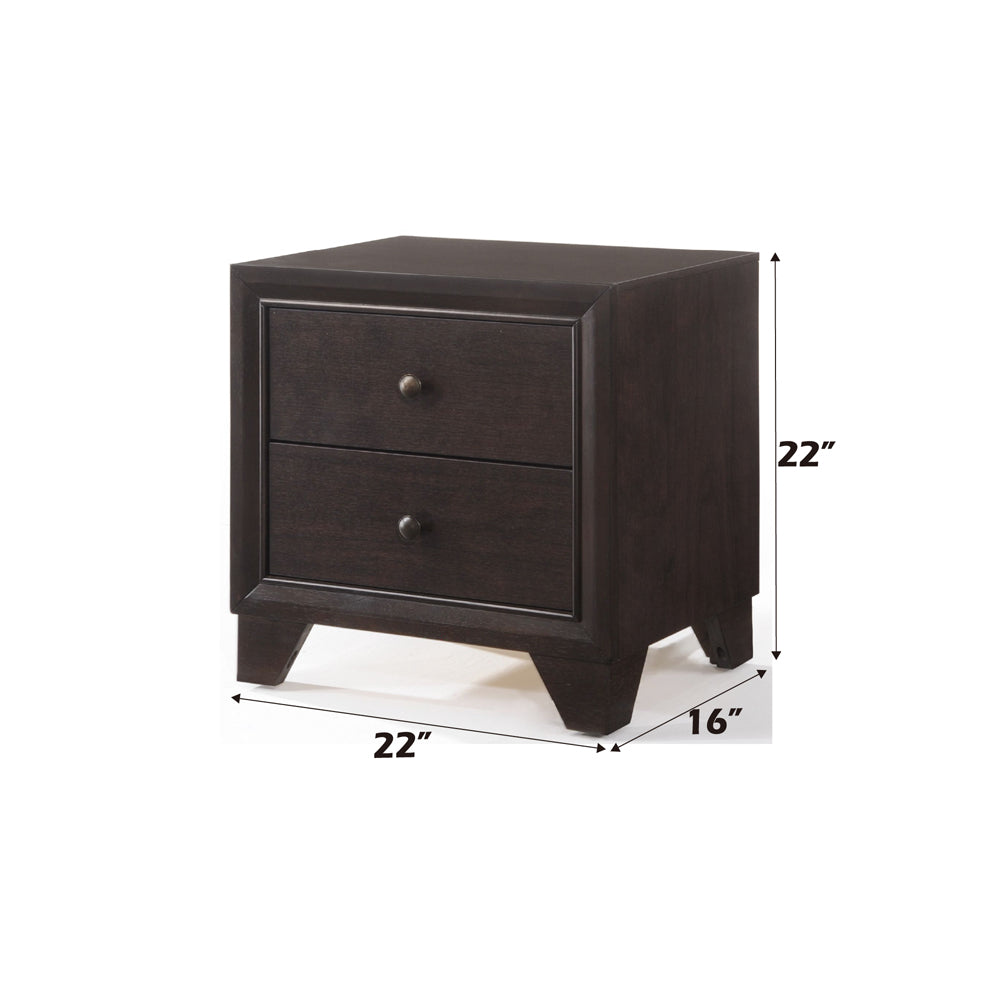 ACME Madison Nightstand – close-up – Lusso Furniture Miami