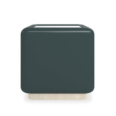 Caracole Gelee Square Monolith Table – top view – Lusso Furniture Miami