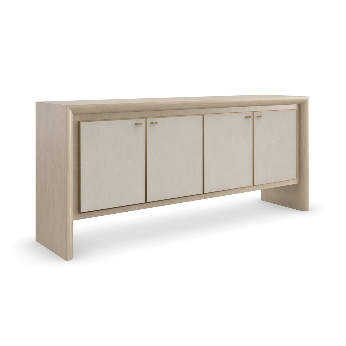 Caracole Unity Credenza – room setting – Lusso Furniture Miami