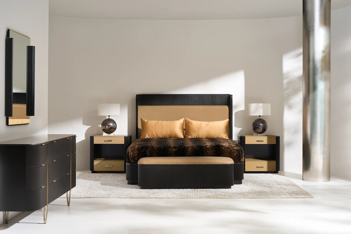 Caracole Love Bed – angle view – Lusso Furniture Miami