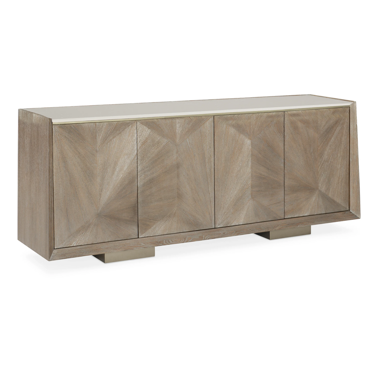 Caracole Point Of View Sideboard – back view – Lusso Furniture Miami