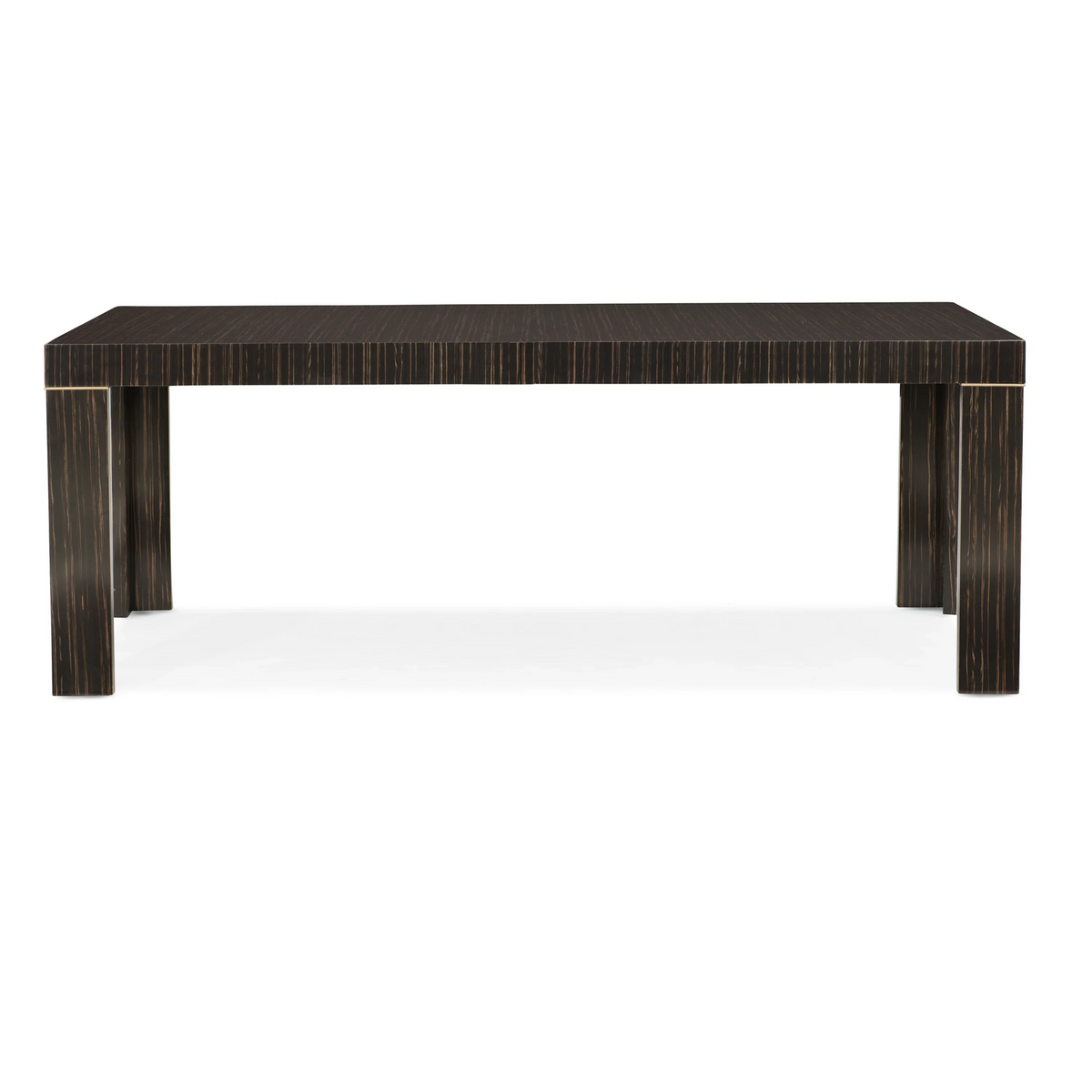 Caracole Edge Dining Table – front view – Lusso Furniture Miami