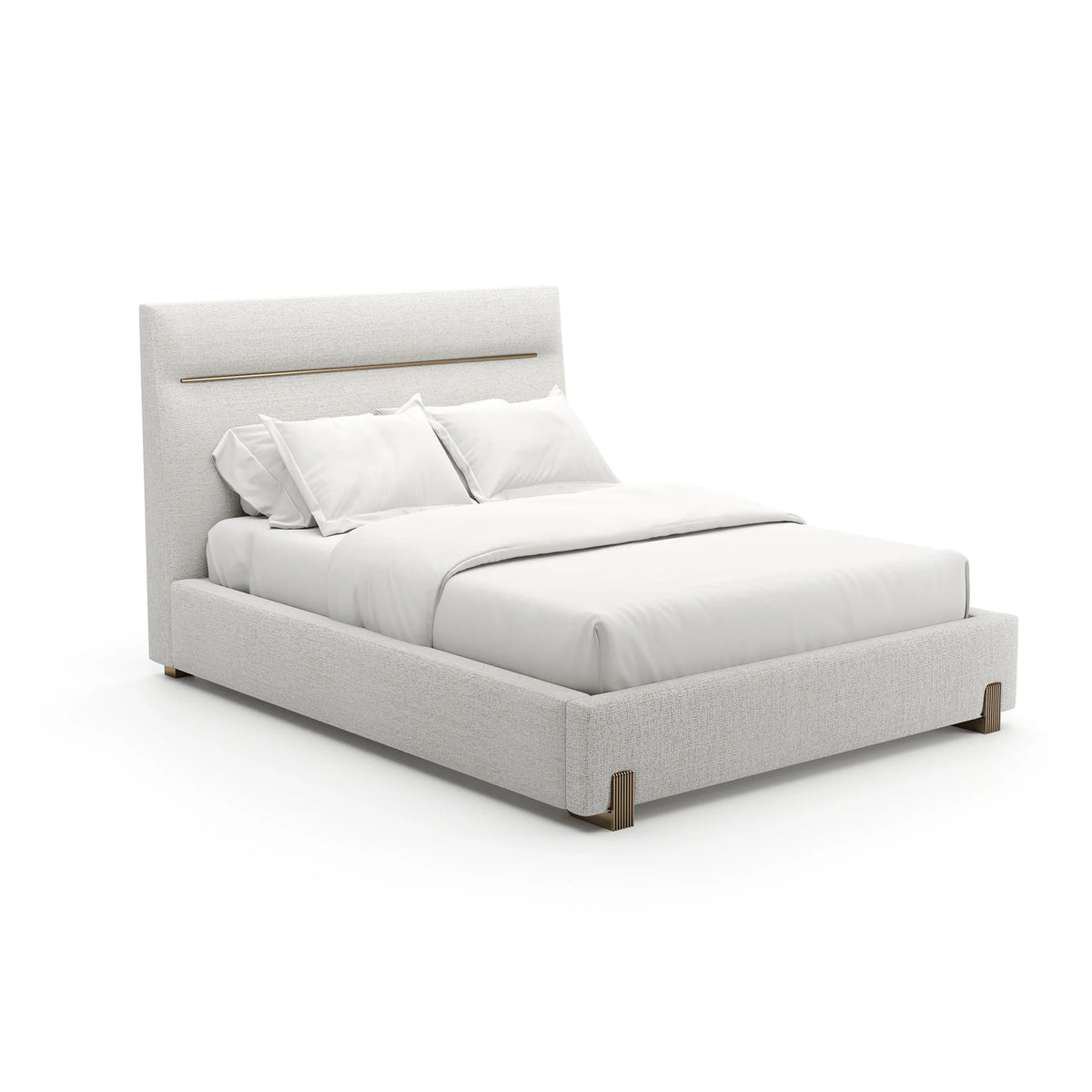 Caracole Counter Balance Bed – angle view – Lusso Furniture Miami