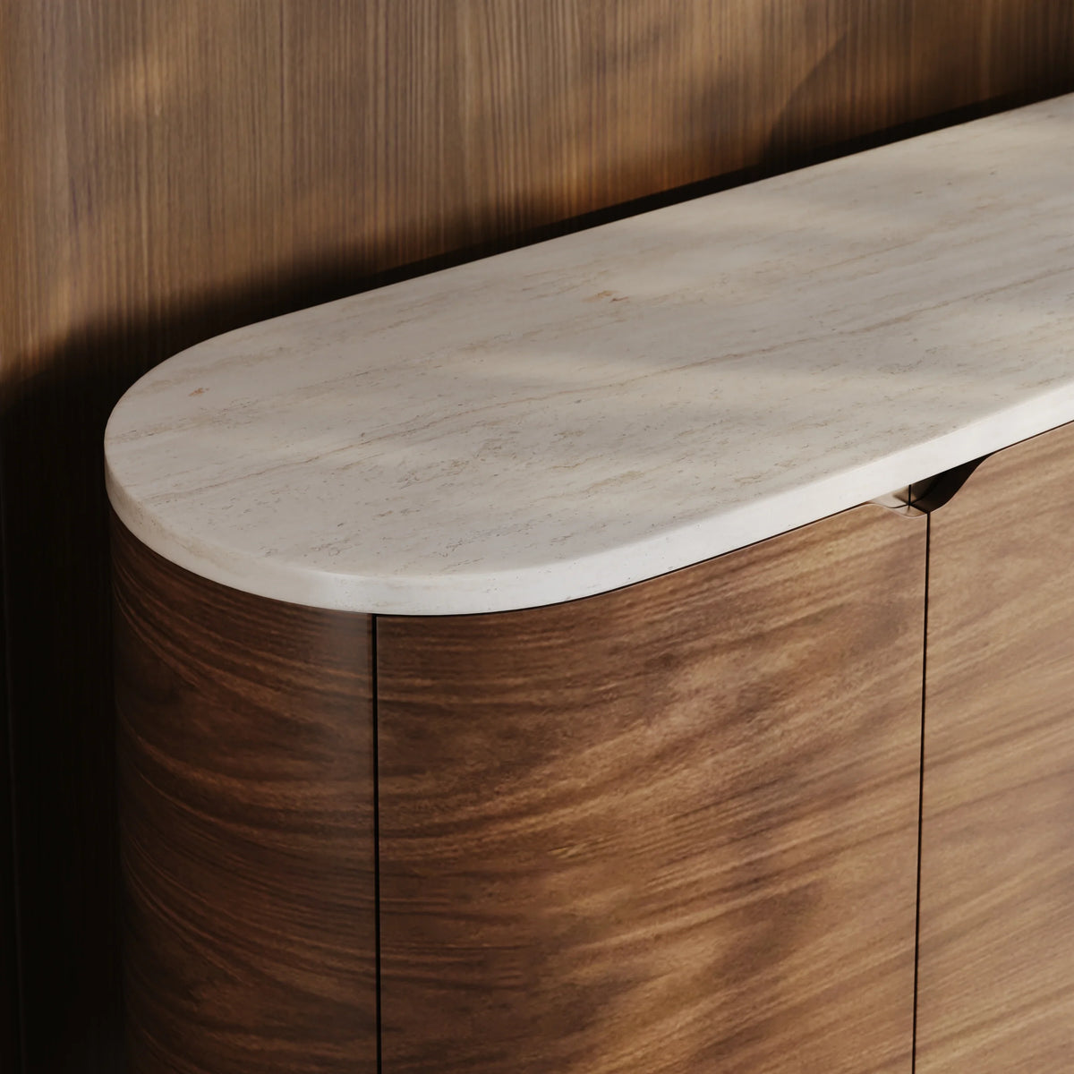 Caracole Fleur Sideboard – side view – Lusso Furniture Miami