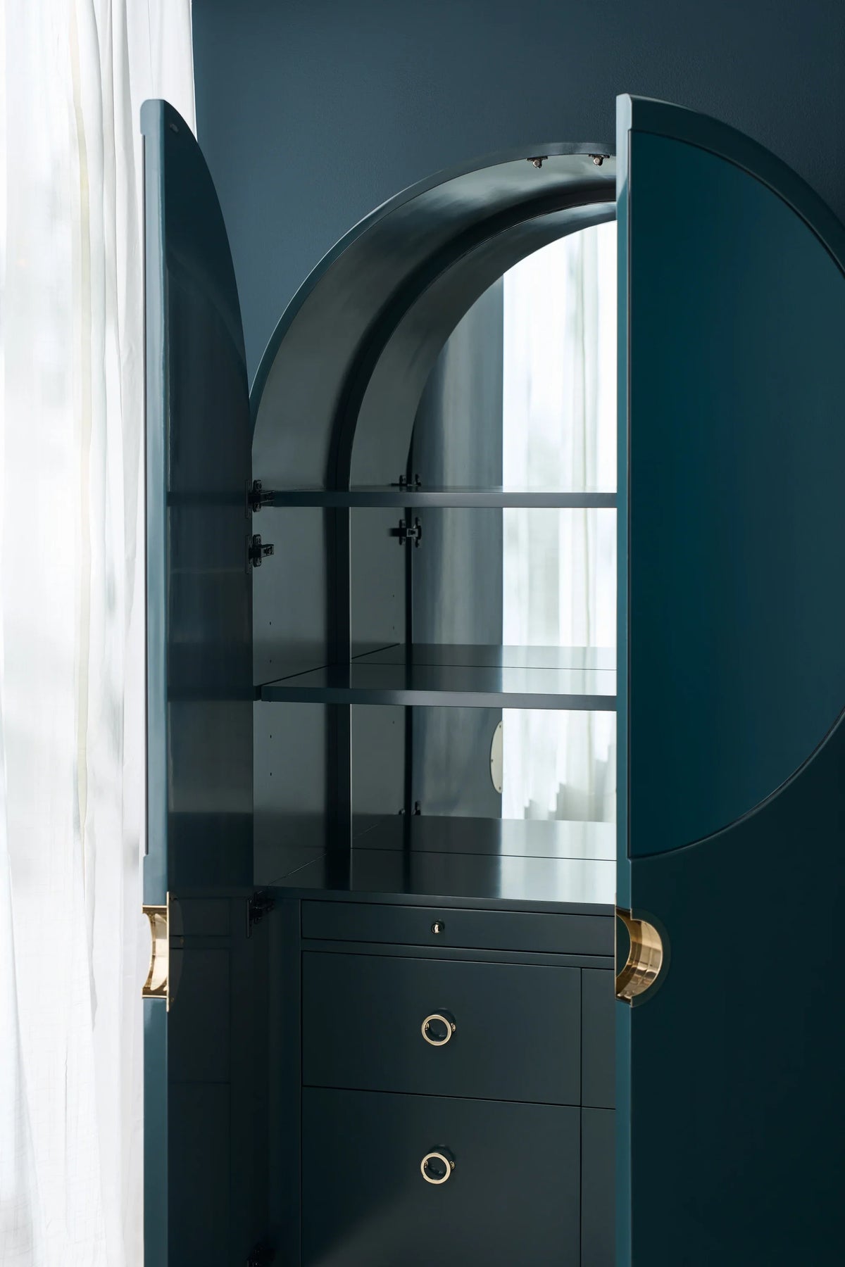 Caracole Gelee Armoire – top view – Lusso Furniture Miami