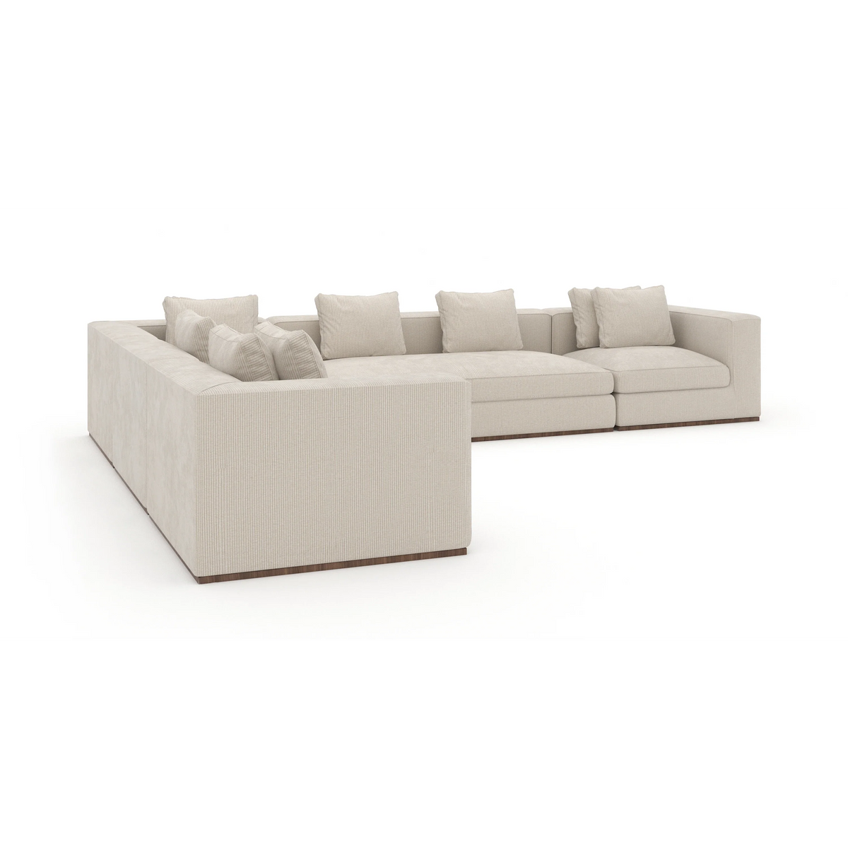 Caracole Bello Sectional – close-up – Lusso Furniture Miami