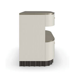Caracole Deep Sleep Nightstand – close-up – Lusso Furniture Miami