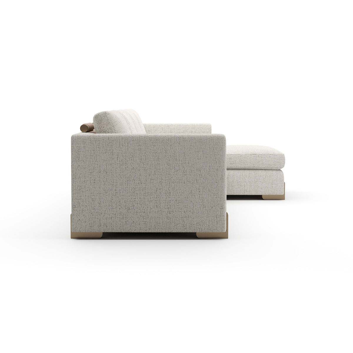 Caracole Counter Balance Sectional – side view – Lusso Furniture Miami