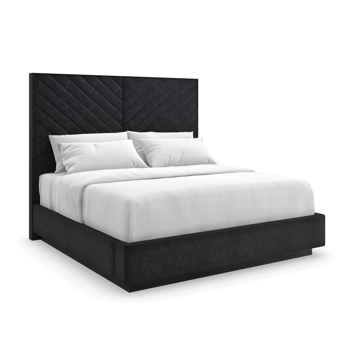 Caracole Meet U in the Middle Bed – view 19 – Lusso Furniture Miami