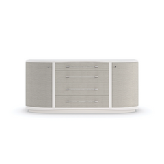 Caracole Clear To Me Dresser – front view – Lusso Furniture Miami