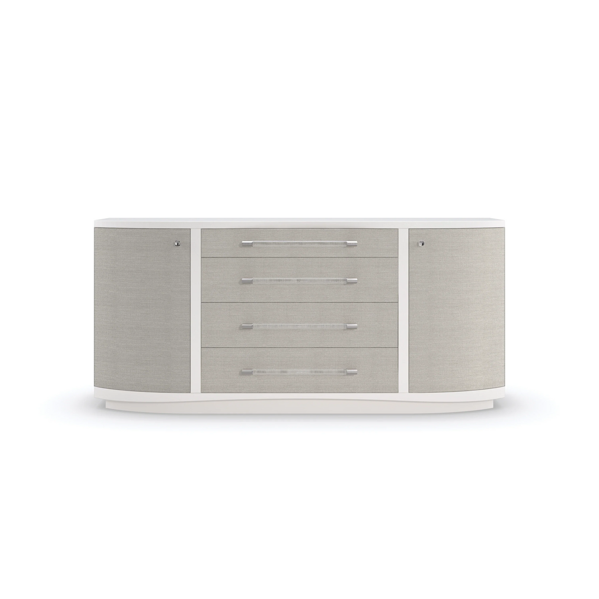 Caracole Clear To Me Dresser – front view – Lusso Furniture Miami