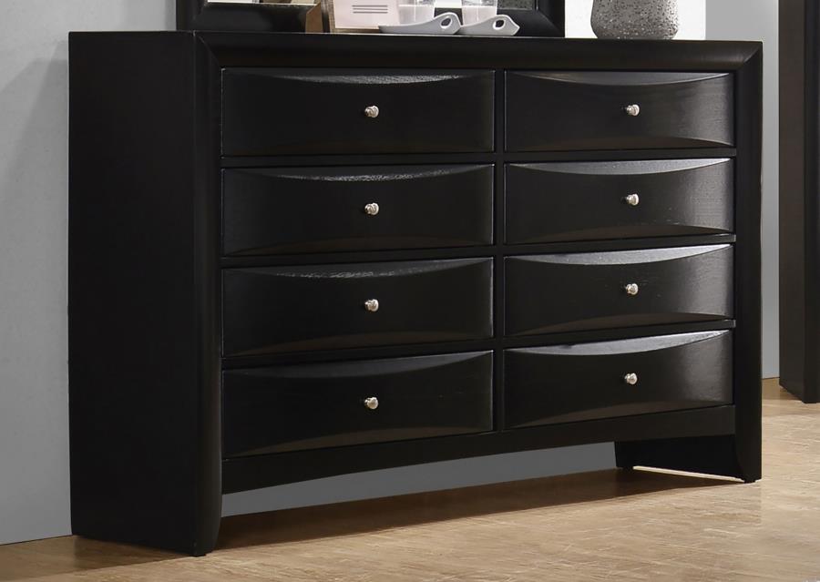Briana 8-drawer Dresser Black-zoom-2