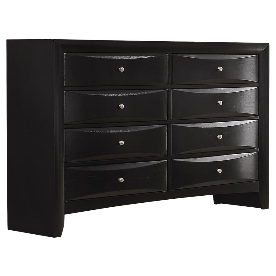 Briana 8-drawer Dresser Black-zoom-1