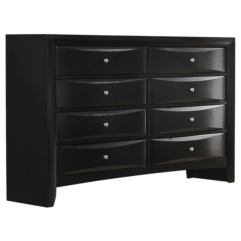 Briana 8-drawer Dresser Black-zoom-