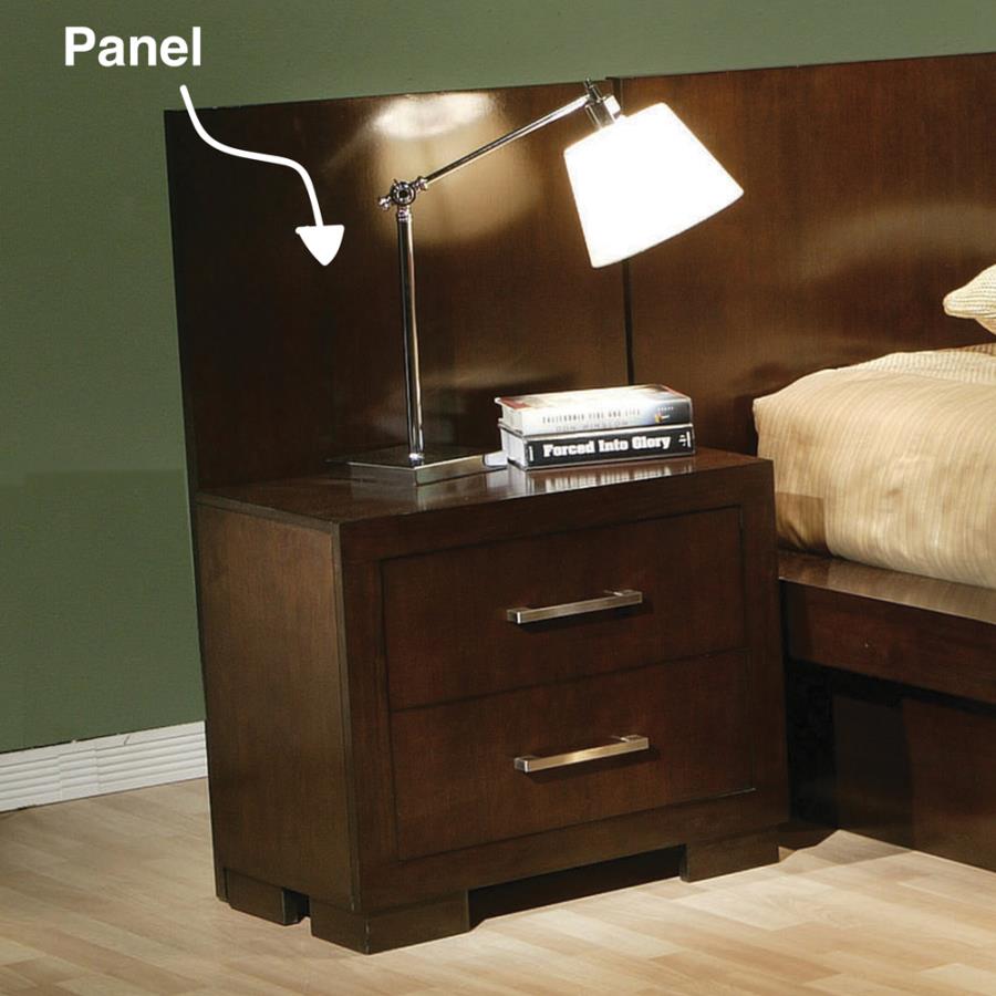 Jessica Wood Bed Panels Cappuccino-zoom-1