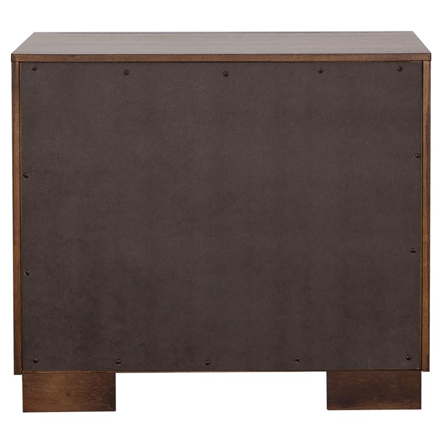 Jessica 5-piece Eastern King LED Bedroom Set Cappuccino-6