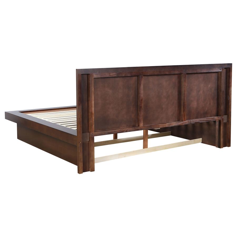 Jessica 6-piece Eastern King LED Bedroom Set Cappuccino-zoom-4