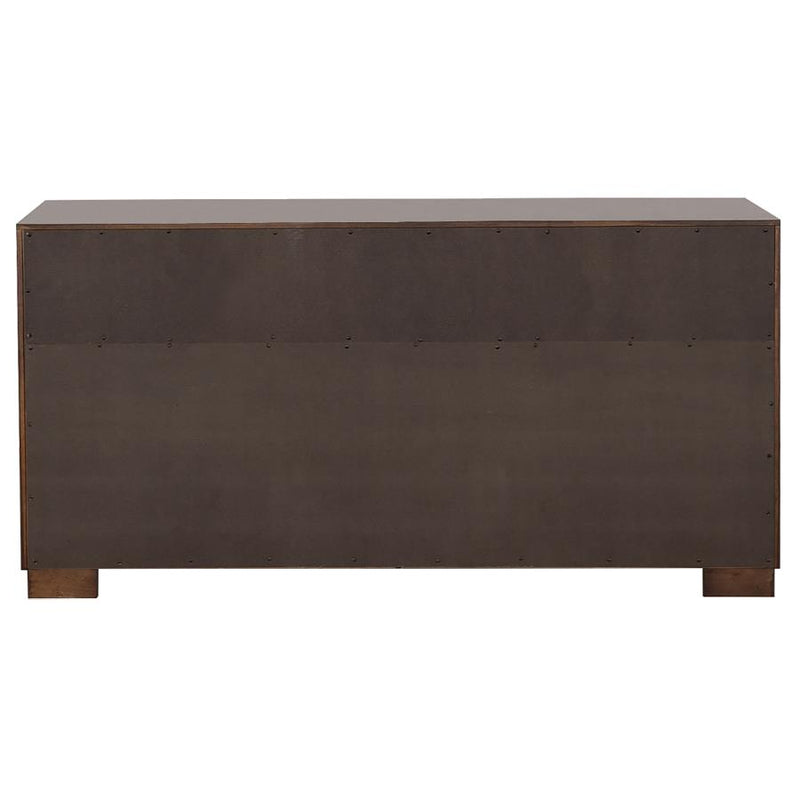 Jessica 4-piece Queen LED Bedroom Set Cappuccino-zoom-