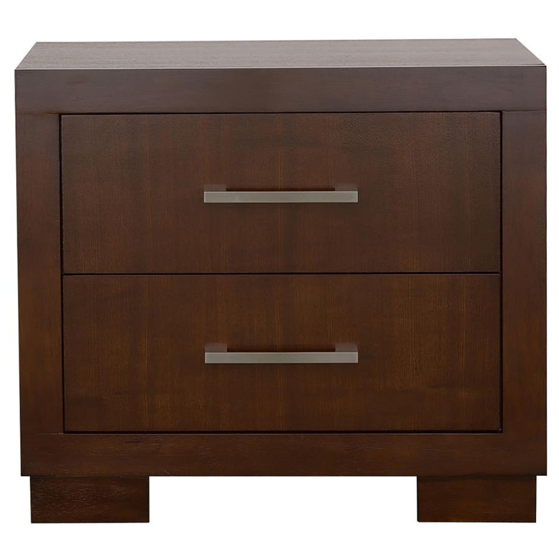 Jessica 5-piece Queen LED Bedroom Set Cappuccino-zoom-