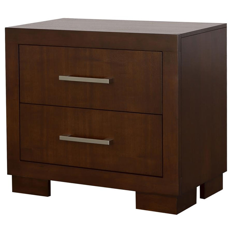 Jessica 2-drawer Nightstand Cappuccino-zoom-
