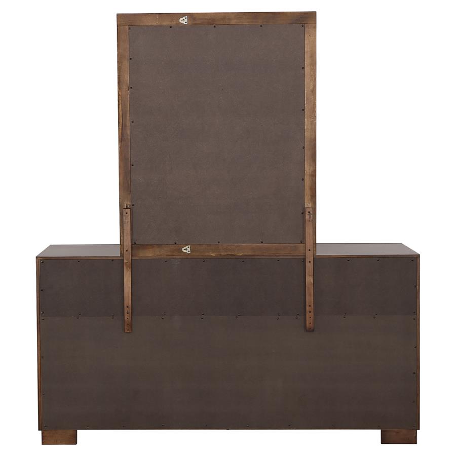 Jessica 6-drawer Dresser with Mirror Cappuccino-zoom-6