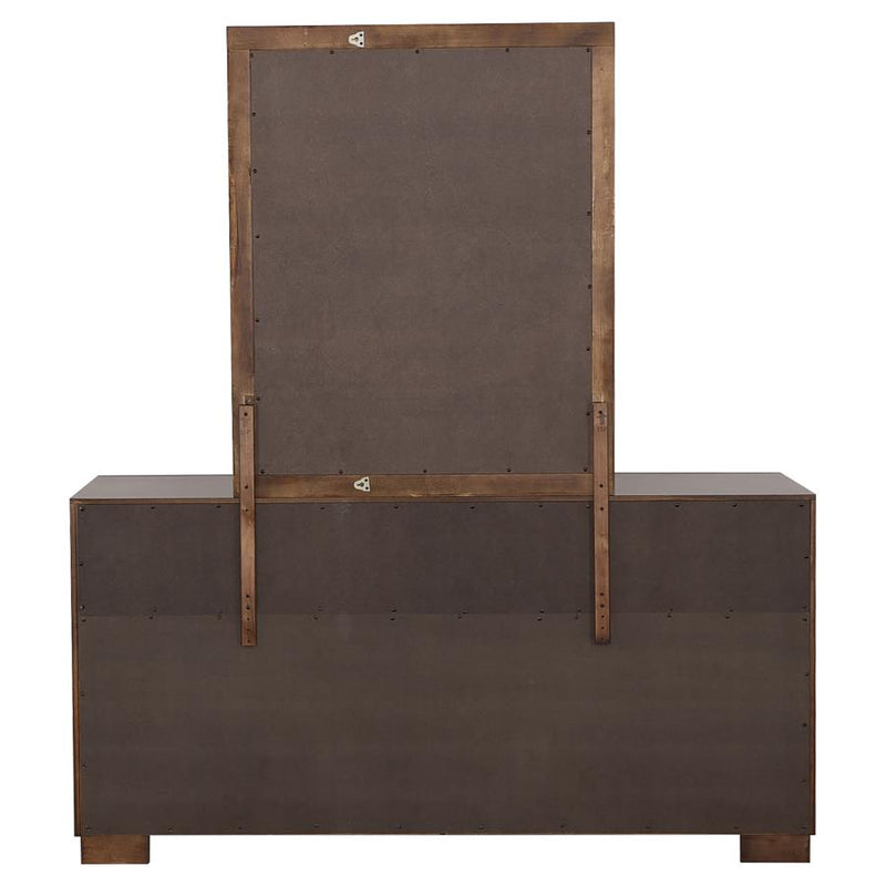 Jessica 6-drawer Dresser with Mirror Cappuccino-zoom-