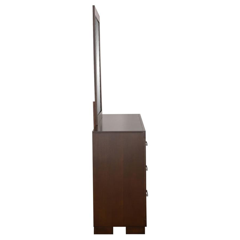 Jessica 6-drawer Dresser with Mirror Cappuccino-zoom-