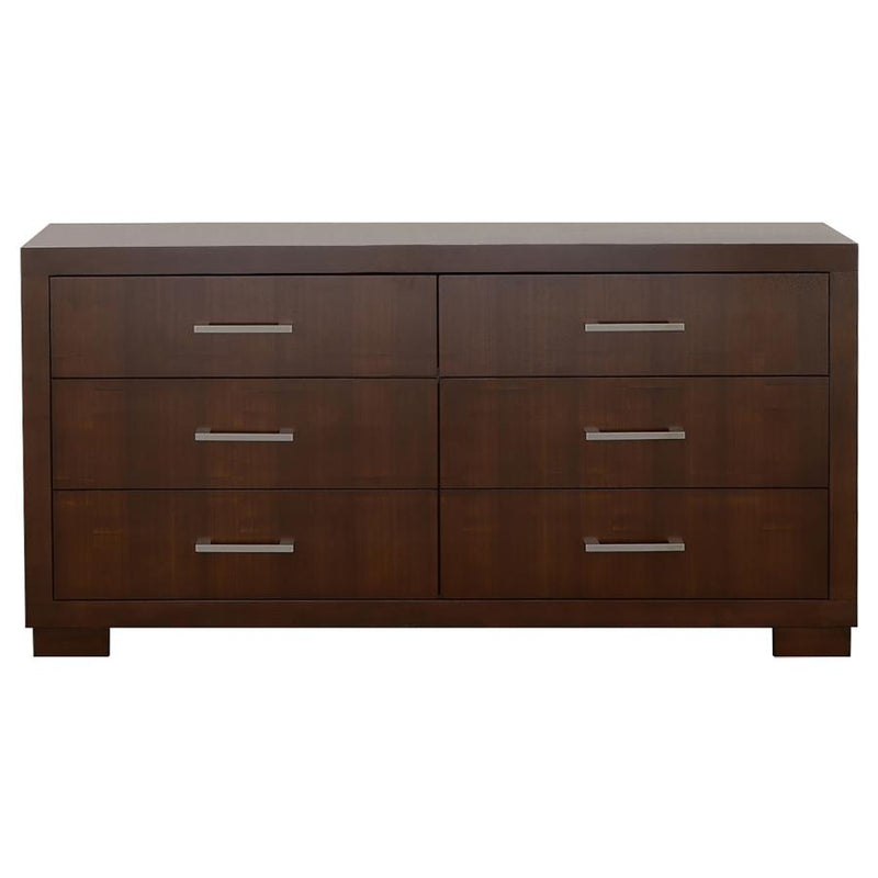 Jessica 6-drawer Dresser Cappuccino-zoom-