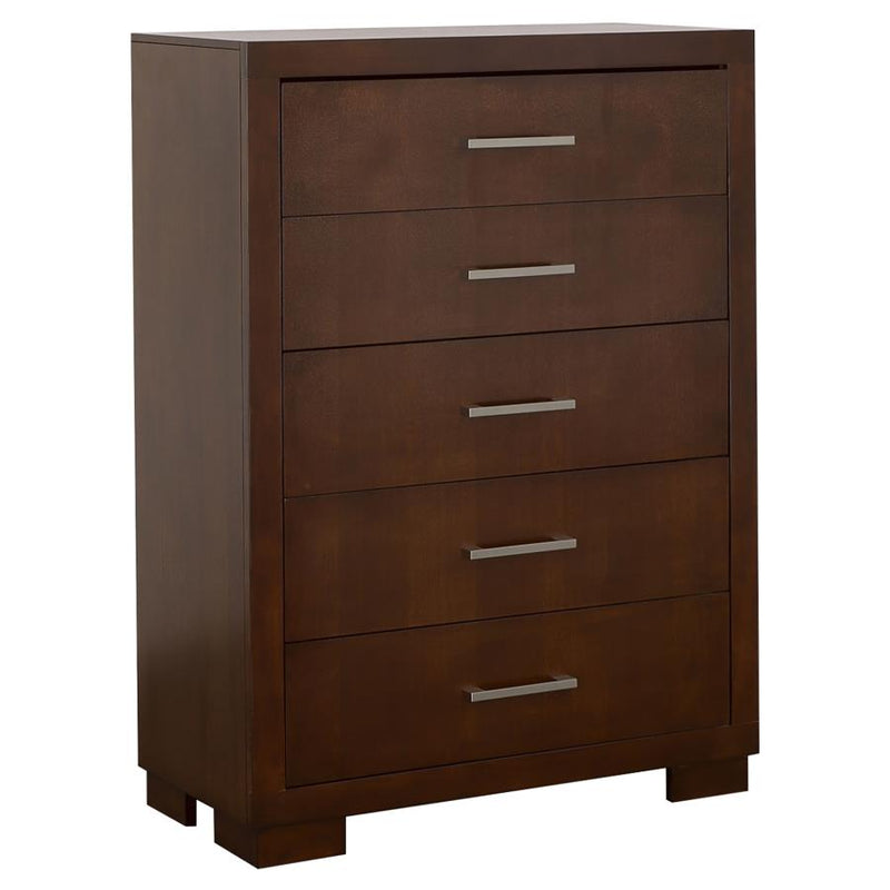 Jessica 5-drawer Bedroom Chest Cappuccino-zoom-