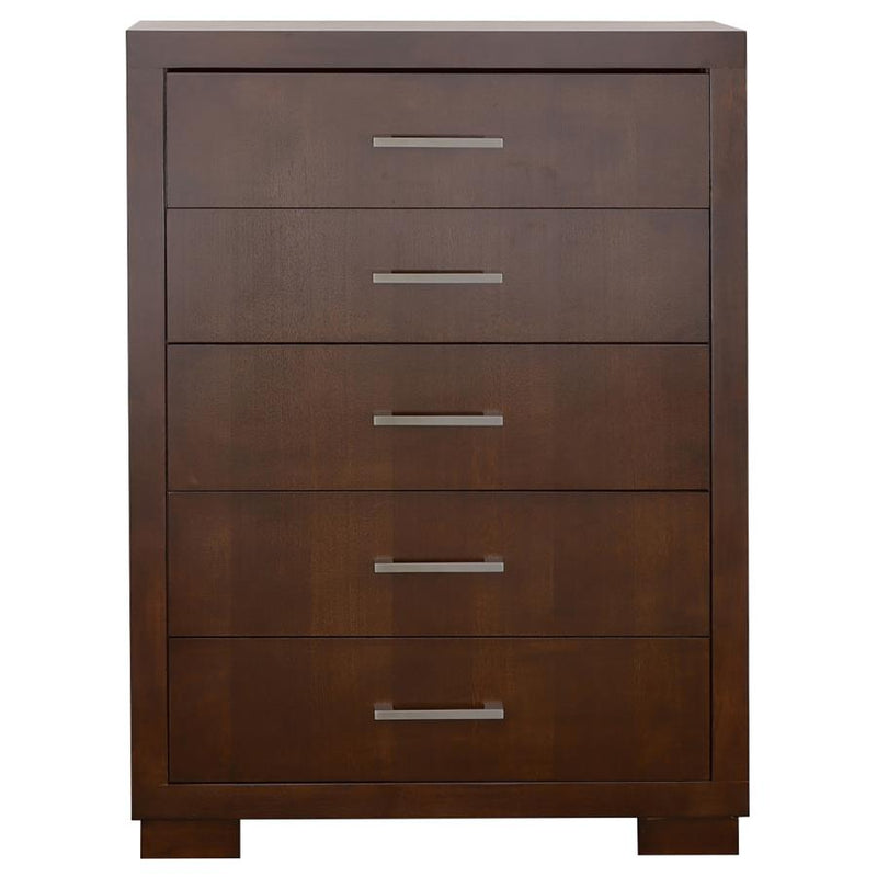 Jessica 5-drawer Bedroom Chest Cappuccino-zoom-